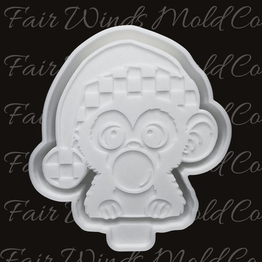 Monkey with Checkered Hat