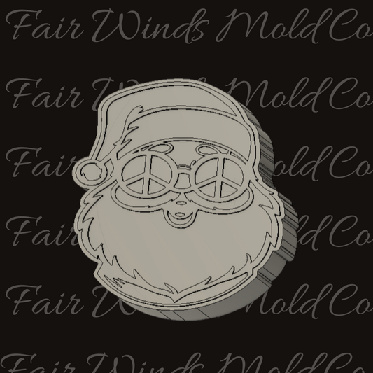 Peace Glasses Santa