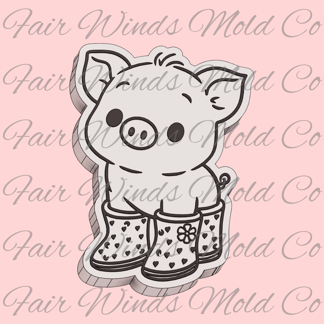 Piggie in Rainboots