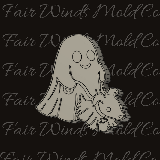 Plain Ghostie Walking Ghost Puppy