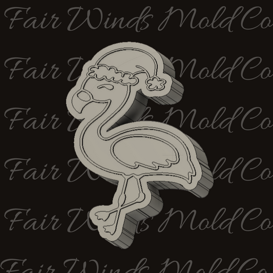 Santa Hat Flamingo