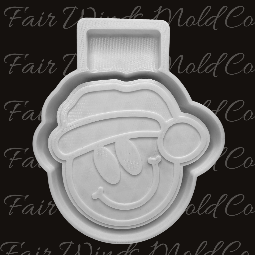 Santa Hat Smiley Face