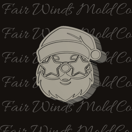 Star Glasses Santa
