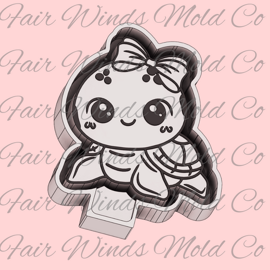 Sweet Turtle with Bow