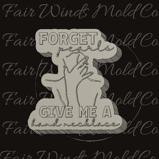 Forget Pearls Give Me a Hand Necklace